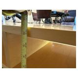 Maple Parsons Sofa Table Metal Base Console Table