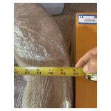 Pier 1 Tufted Upholstered Loveseat Barrel Back Beige 57x31x36