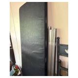 Room & Board Parsons Full Platform Bed Jamie Flower Natural Steel