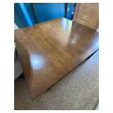 Ethan Allen William Square Coffee Table English Toffee 40in Good