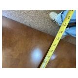 Ethan Allen William Square Coffee Table English Toffee 40in Good