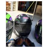 Snowmobile Ski Helmet & Goggle Assortment Arctic Cat Scott 9 Pc
