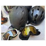 Snowmobile Ski Helmet & Goggle Assortment Arctic Cat Scott 9 Pc