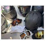 Snowmobile Ski Helmet & Goggle Assortment Arctic Cat Scott 9 Pc