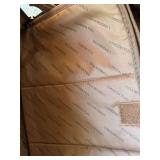 London Fog Rolling Carry-On Luggage Brown Softside Multi Pocket Bag