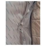 London Fog Rolling Carry-On Luggage Brown Softside Multi Pocket Bag