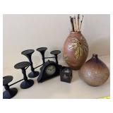 Tommy Bahama Pier 1 Pottery Barn Decor Set Vases Clock Candleholder