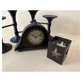 Tommy Bahama Pier 1 Pottery Barn Decor Set Vases Clock Candleholder