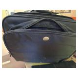 Dell Laptop Bag Office Supply Lot w/ Portfolio Binders VAIO Keyboard