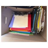 Dell Laptop Bag Office Supply Lot w/ Portfolio Binders VAIO Keyboard