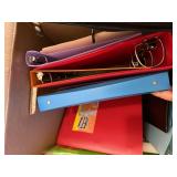 Dell Laptop Bag Office Supply Lot w/ Portfolio Binders VAIO Keyboard