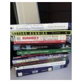 11 Mixed Paperback Books Running Marathon Fitness Golf Religious