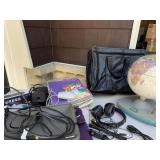 Mixed Electronics Office Supply Lot Odyssey II Globe Bag Headphones