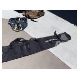 Travel & Ski Bag Lot Rossignol Eastpak Suitcase Duffels Fair Cond