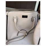 Kate Spade Handbag & Wallet Lot 4 Pc Cream Satchels Pink Zip Wallet
