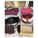 Mixed Handbag Lot Michael Kors Patricia Nash Vintage Clutches 6 Pc