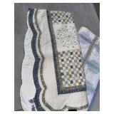 3 Pc Quilt & Blanket Lot WestPoint Home Eddie Bauer Home Bedding