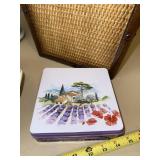Ceramica Nova Deruta Pedestal Centerpiece Bowl Hand Painted Italy
