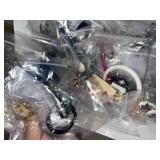 Mixed Costume Jewelry Lot Earrings Bracelets Pins Charms Vintage Modern