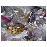 Mixed Costume Jewelry Lot Earrings Bracelets Pins Charms Vintage Modern