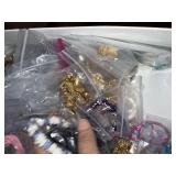 Mixed Costume Jewelry Lot Earrings Bracelets Pins Charms Vintage Modern