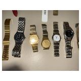 Assorted Wristwatch Lot Pulsar Lorus Quartz Men Women 15 Pc Mixed