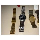 Assorted Wristwatch Lot Pulsar Lorus Quartz Men Women 15 Pc Mixed