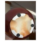 Pier 1 Mexico Vase & Lidded Art Pottery Bowl 2 Pc Decor Set