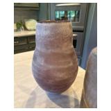 Studio Pottery Canisters & Vase Lot of 3 Earth Tone Glaze Decor