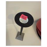Modern Art Pottery Vase & Metal Candleholder Decor Set See Photos