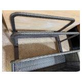 Frontgate Pool Storage Caddy Wicker Outdoor Organizer