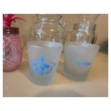 Mixed Decorative Glassware Vases Mason Jar Tumblers 9-Piece Set