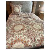 Pottery Barn Paisley Medallion Duvet Cover Full Size Set 2 Pillow Shams Multicolor See Photos