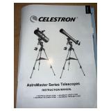 Celestron AstroMaster 130 Reflector Telescope EQ Tripod w Manual