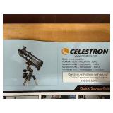 Celestron AstroMaster 130 Reflector Telescope EQ Tripod w Manual