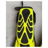 Mixed Scuba Snorkel Gear Lot Tilos Wetsuit Fins Booties Bags Good