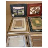 Assorted Picture Frames & Photo Albums Mixed Sizes Decorative Lot