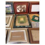 Assorted Picture Frames & Photo Albums Mixed Sizes Decorative Lot