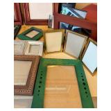 Assorted Picture Frames & Photo Albums Mixed Sizes Decorative Lot
