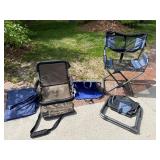 Portable Folding Stadium Seats Lot of 4 Crazy Creek Northern Designs
