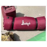 Camping Gear Lot Sleeping Bag Tent Bag Coleman Water Carrier