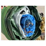 Camping Gear Lot Sleeping Bag Tent Bag Coleman Water Carrier