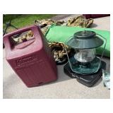 Camping Gear Lot Sleeping Bag Tent Bag Coleman Water Carrier