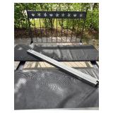 Room & Board Parsons Full Platform Bed Jamie Flower Natural Steel