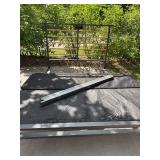 Room & Board Parsons Style Full Platform Bed Copper Spindles