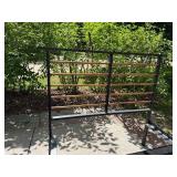 Room & Board Parsons Style Full Platform Bed Copper Spindles