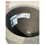 Crescent Garden Bleeker Bronze Tapered Planters 15.75x38 Pair