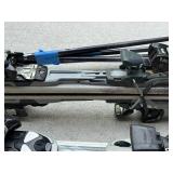 Volkl & Salomon Downhill Ski Lot w/ Bindings and 4 Poles
