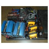 Mixed Battery Chargers Power Inverters and Battery Backups