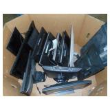 18 Mixed Monitors All Powered On Screens Good Mixed Lot LG Dell HP and more